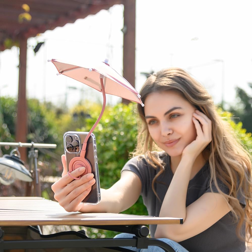 L’Ombrelle Magique pour Téléphone – Dites STOP aux écrans invisibles au soleil !